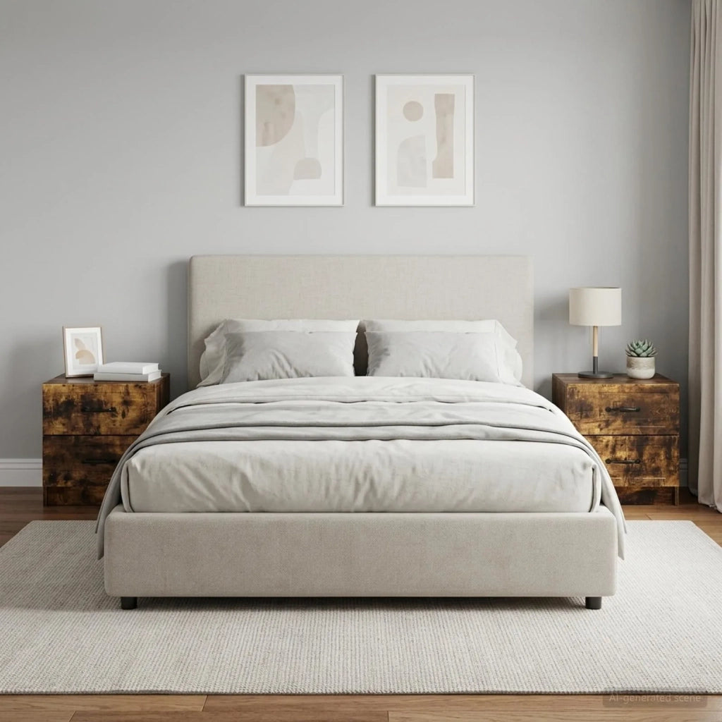 Armadio da Notte 2 pcs Rovere Fumo 43 x 34,5 x 44,5 cm 895686