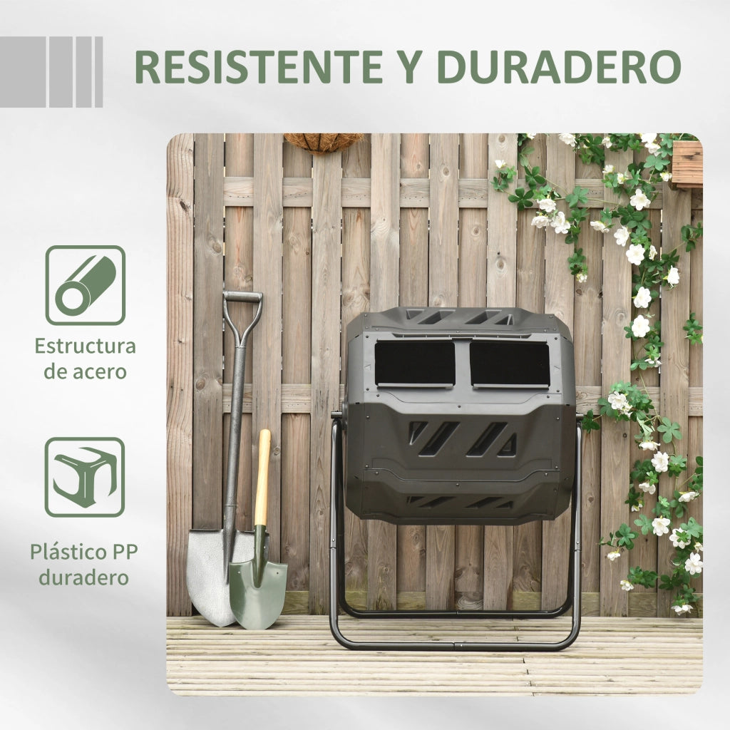 Compostatore da Giardino ¨C Zephmum ¨C 71x65x96 cm