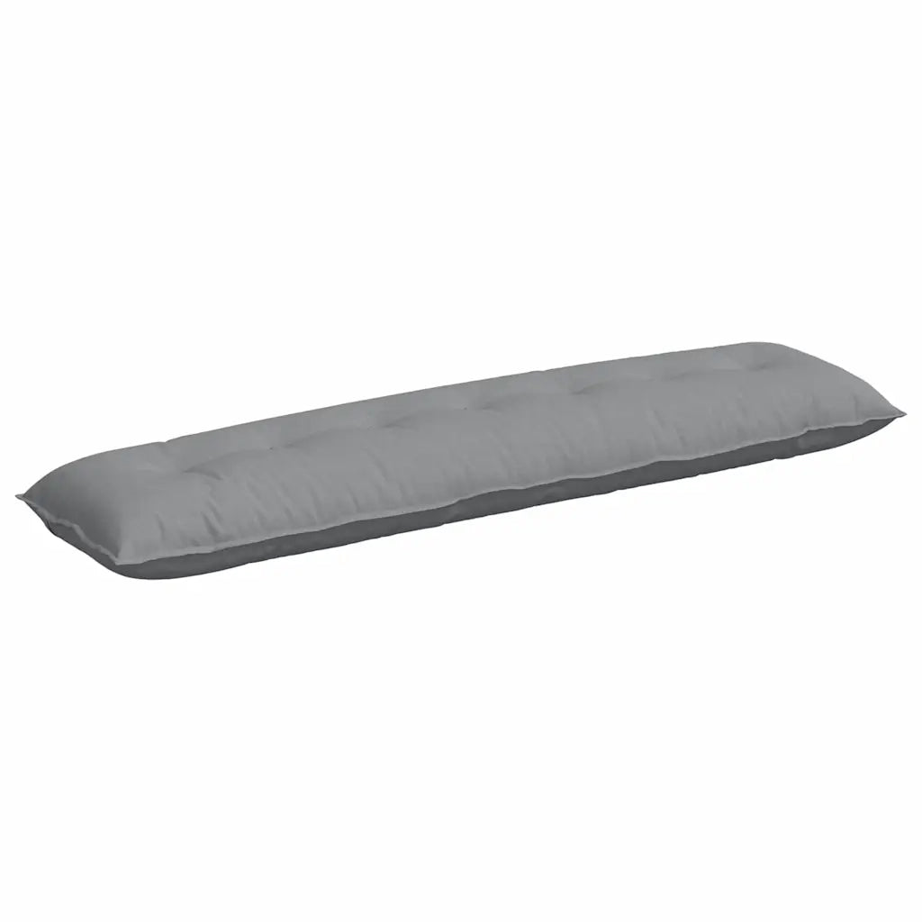 Cuscino per Schiena Grigio chiaro 200 x 19 x 50 cm Tessuto