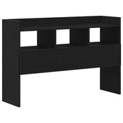 Credenza | Madia | Buffet da pranzo | Armadio da pranzo Rovere Nero 105 x 30 x 70 cm Legno multistrato