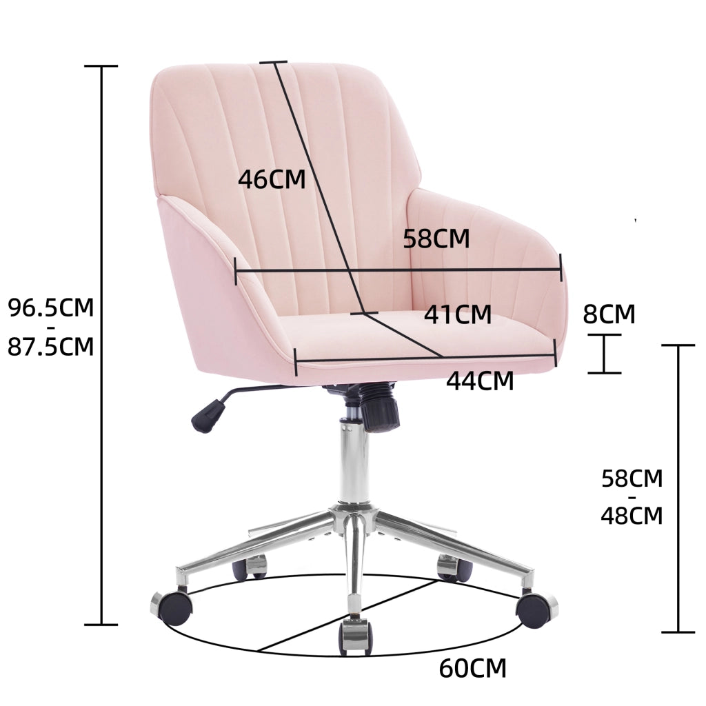 Sedia da Ufficio Ergonomica Girevole con Schienale ¨C MINIMAL ¨C Regolabile in Altezza