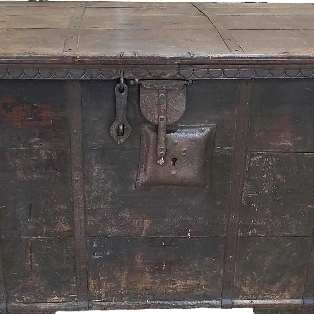 Baule in legno fatta a mano 120x72x82h cm