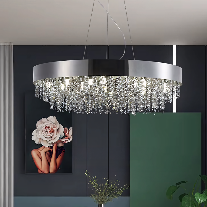 Lampada Da Soffitto APP1786-16CP 60 Cm Chrome
