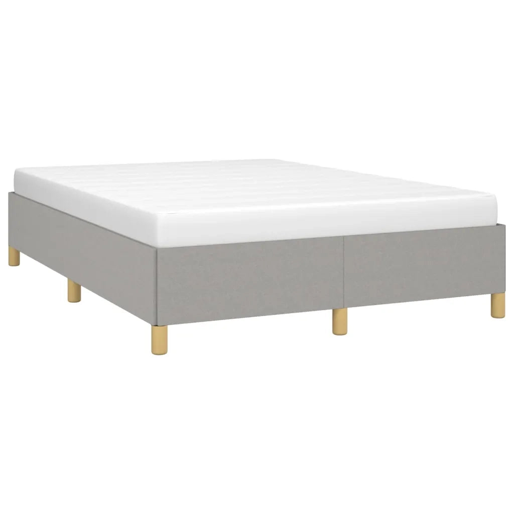 Giroletto senza Materasso Grigio Chiaro 140x190 cm Tessuto 347157