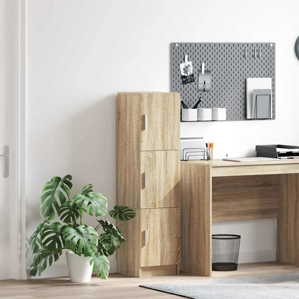 Credenza-Buffet-Armadio da cucina Rovere Sonoma 31.5 x 32 x 122.5 cm