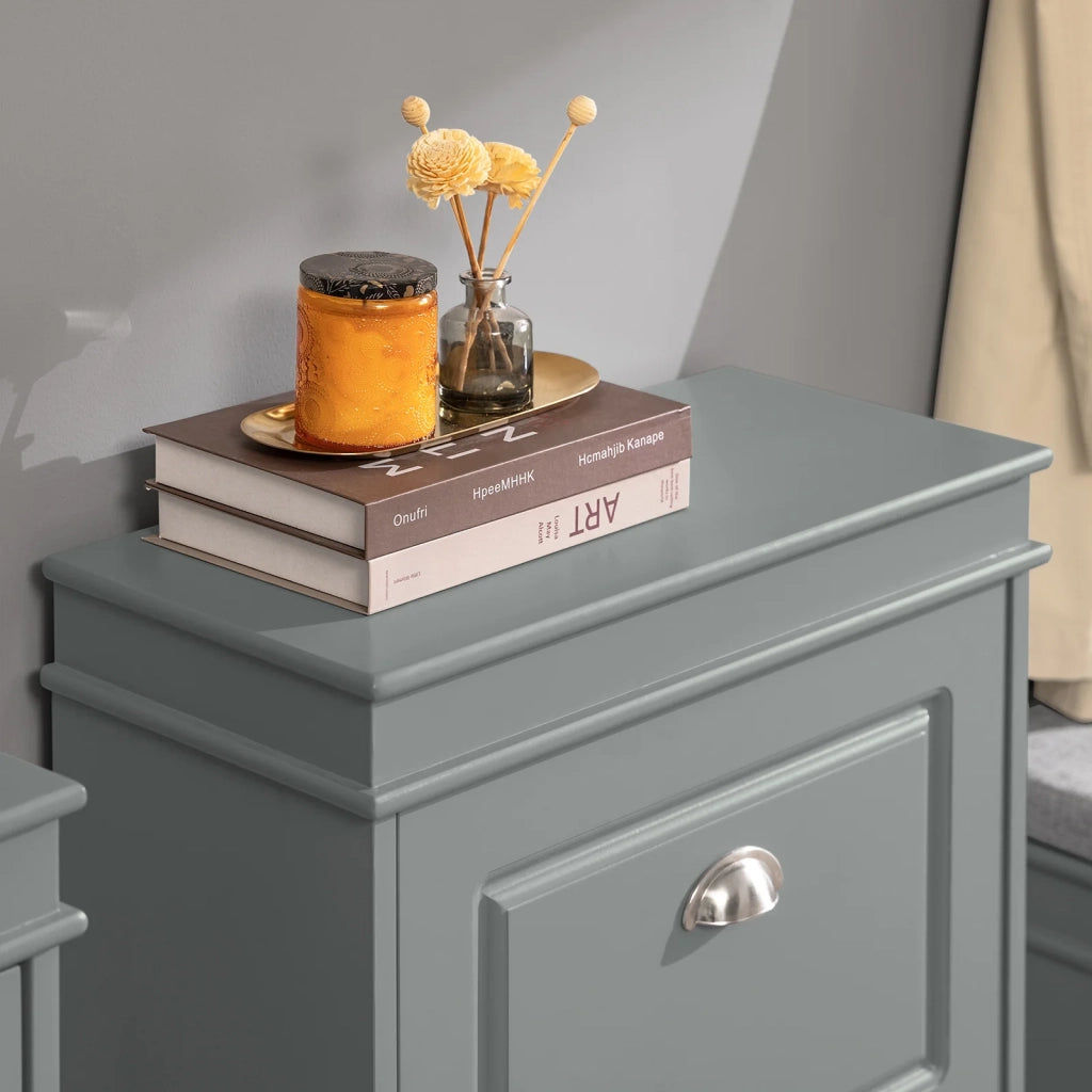 Scarpiera Salvaspazio Slim Portascarpe Salvaspazio Regolabili 54x24x83cm Grigio FSR78-HG