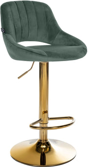 Sgabello da bar Milet velluto oro 5