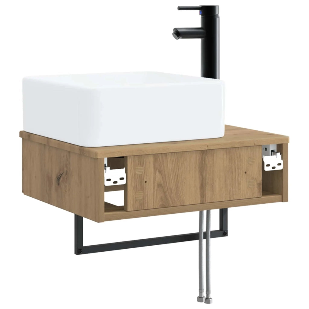 Lavabo da Parete Rovere Artigianale 53 x 35 x 39 cm 890217