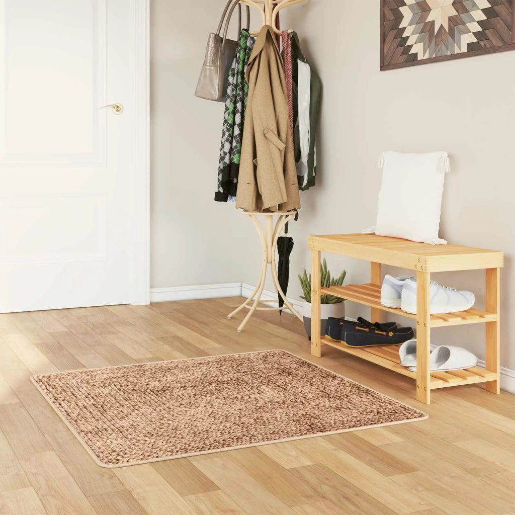 Runner Tappeto MARSA Giallo 100 x 100 cm Poliestere e PVC 42023221