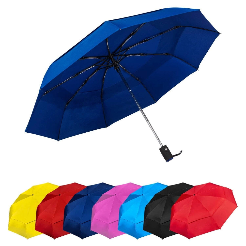 Trade Shop - Ombrello Multifunzione Portatile Impermeabile Anti Uv Pieghevole Poliestere -