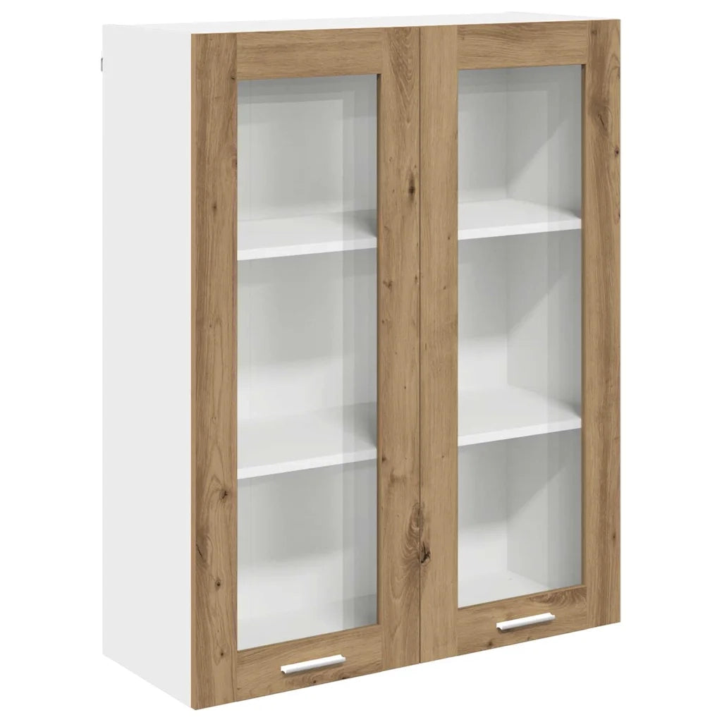 Armadio pensile con porta Rovere artigianale 80 x 31 x 100 cm 884401