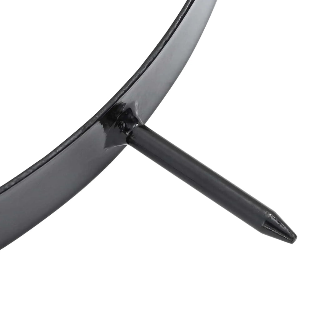 Morsa per Aeratore del Prato con Punti 5 pcs Nero Ø 300 mm 42032339