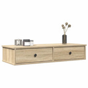 Scaffale a Parete con Cassetti Sonoma 100x37,5x19 cm Truciolato 859961