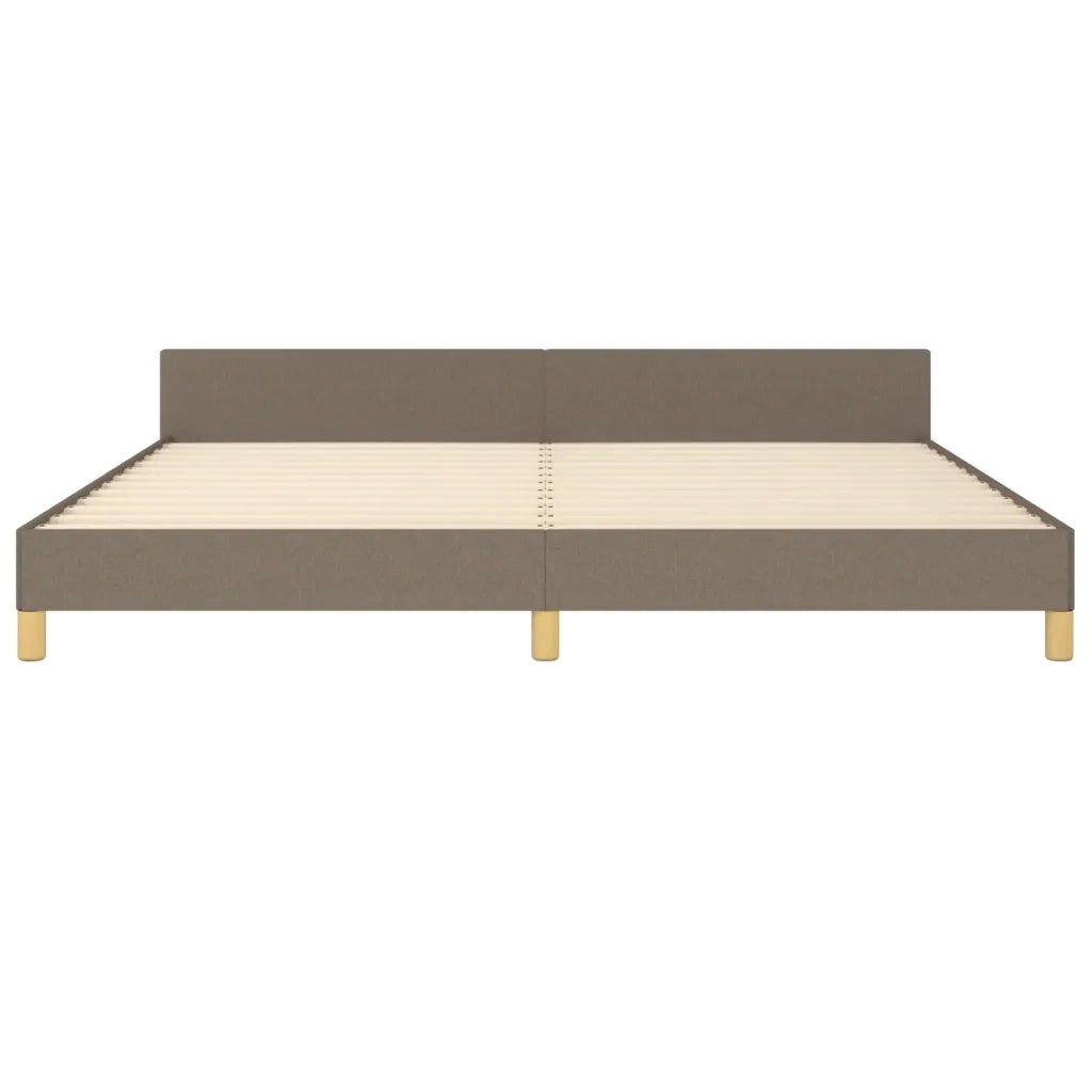 Giroletto senza Materasso Tortora 200x200 cm in Tessuto