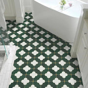 Pavimentazione autoadesiva per bagno, cucina e soggiorno - Adesivi acqua-difusi 30x30 cm, 10 pezzi