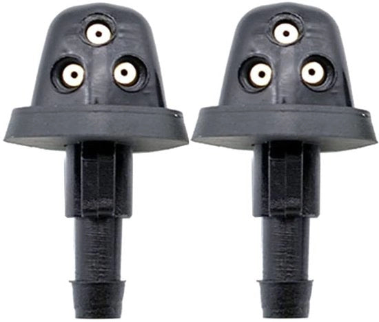 Kit di pulizia parabrezza 2x getti - Adatto per Suzuki - Codice articolo 3834056K00 - Nero - Alta qualità - Kit di pulizia parabrezza