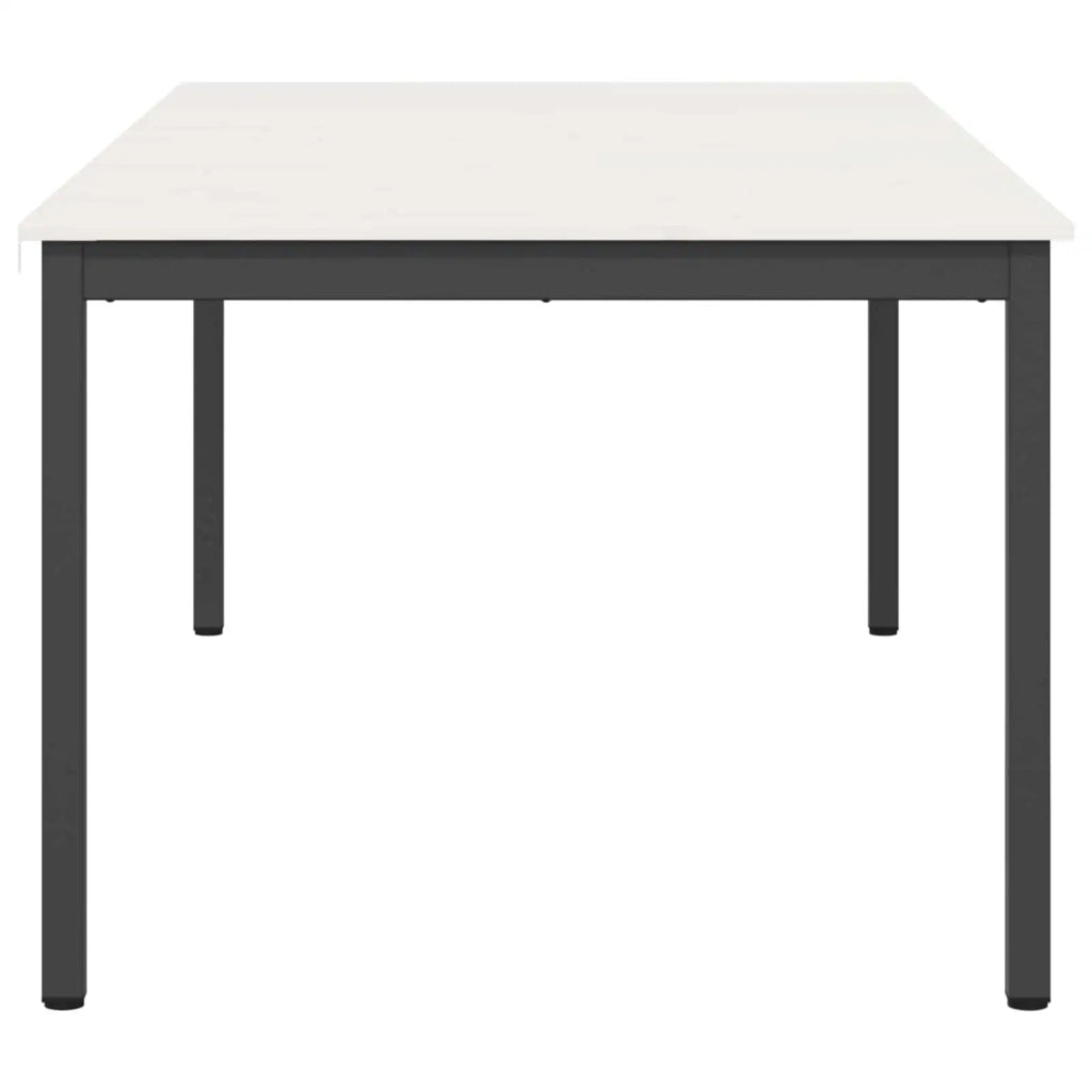 Tavolo da pranzo Bianco 200 x 100 x 75 cm Pino massello 3416326
