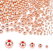 Roségouden Fili d'Argento - 300 Pezzi Piccoli Anelli Sferici - Spaziatori Senza Fili - 2/3/4/5/6mm - Ideali per Gioielli - Artigianato DIY