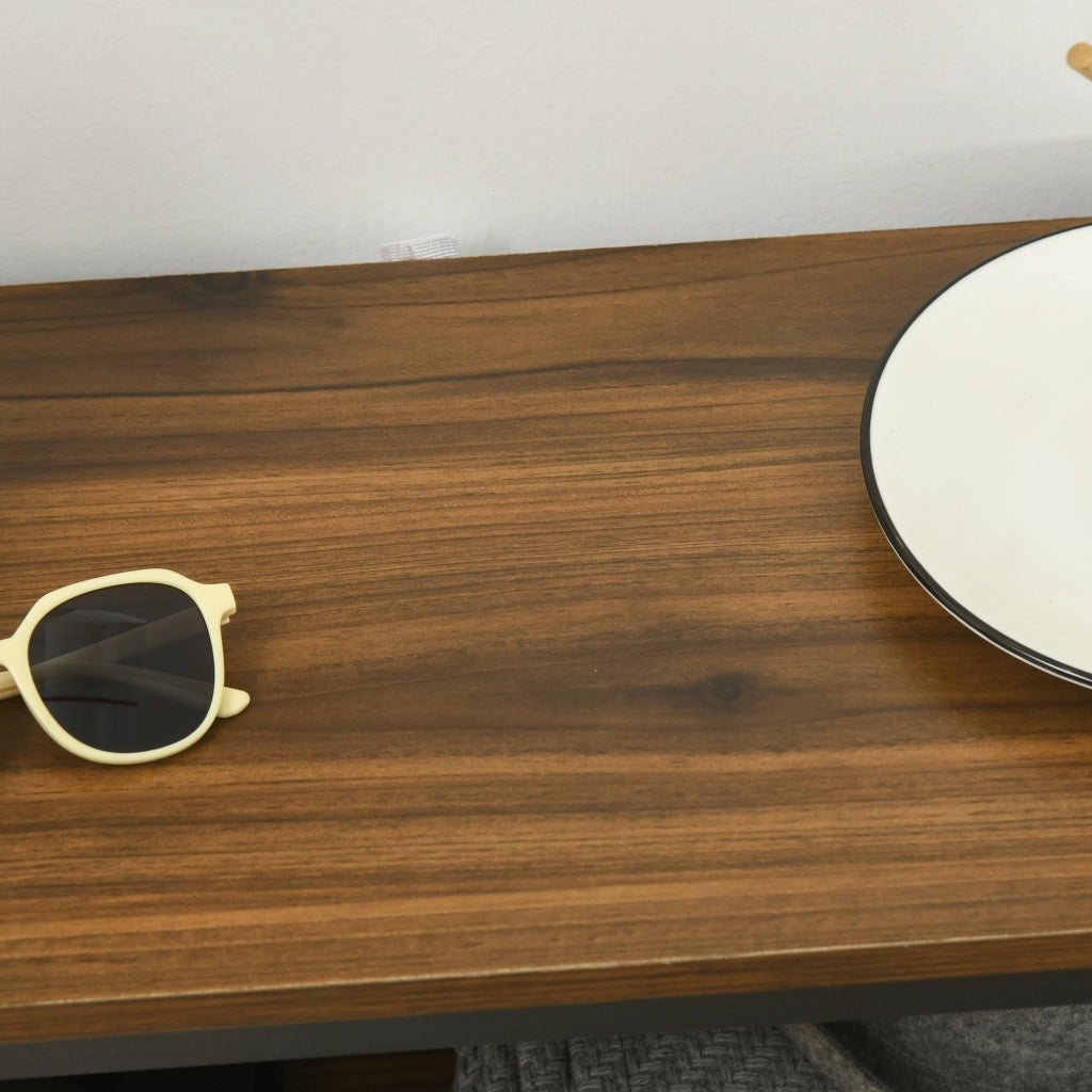 Tavolo da pranzo allungabile ¨C zephmum ¨C Legno massello di quercia, 100x90x29.5 cm