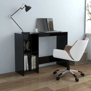 Scrivania per Portatile Nera 102,5x35x75 cm Legno Multistrato 808342