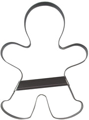 Peperkoekmannetje in forma di biscotto, Acciaio inossidabile, Argento, 20,5 cm