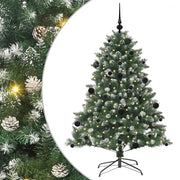 Albero di Natale Artificiale-Albero Natalizio con 150 LED Verde 150 cm 509495