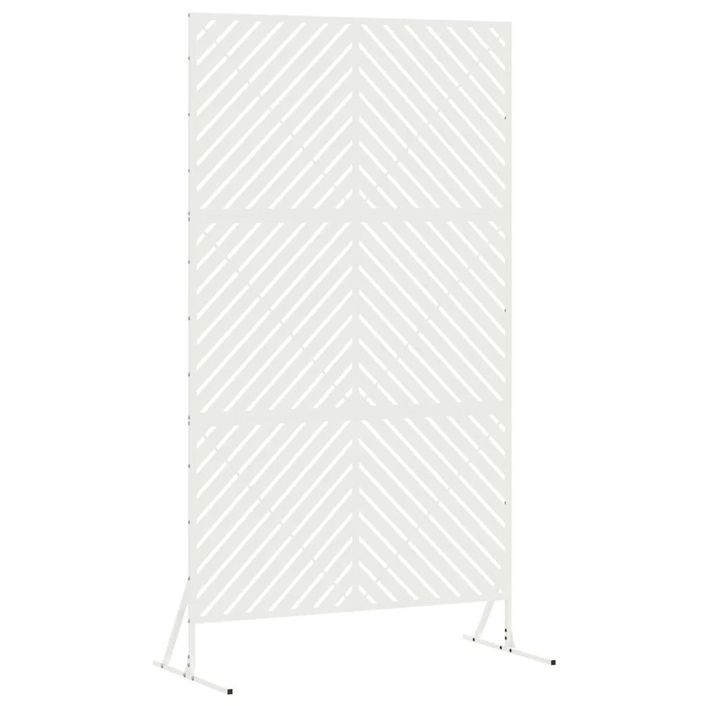 Schermo per Privacy Bianco 100 x 50 x 180 cm Acciaio CFW1015855