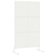 Schermo per Privacy Bianco 100 x 50 x 180 cm Acciaio CFW1015855