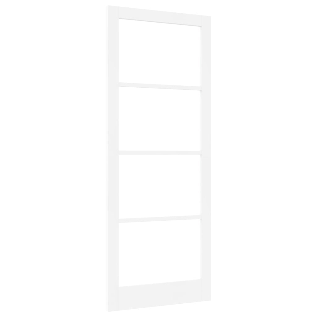 porta interna con vetro "ORKDAL" bianca 93x232x4 cm