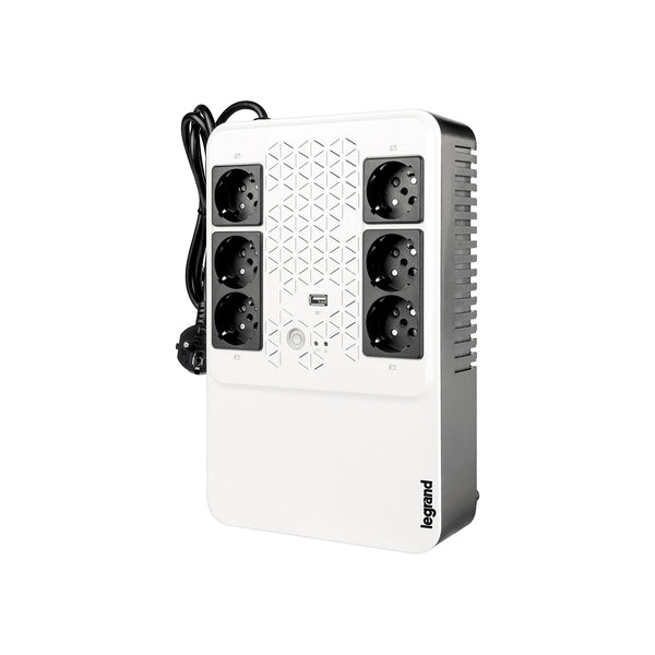 Legrand keor asi multiplug 600 gr gruppo di continuità (ups) a linea interattiva 0,6 kva 360 w 6 presa(e) ac - LEG310081