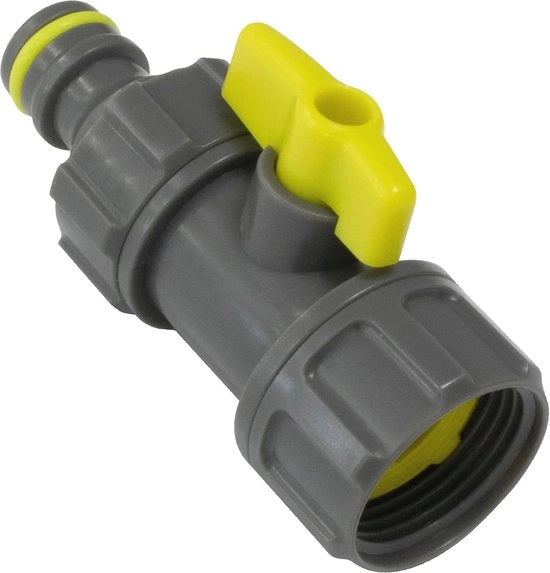 Connettore per tubi di irrigazione 3/4 pollice con valvola regolabile e connettore rapido - Accessori per giardinaggio