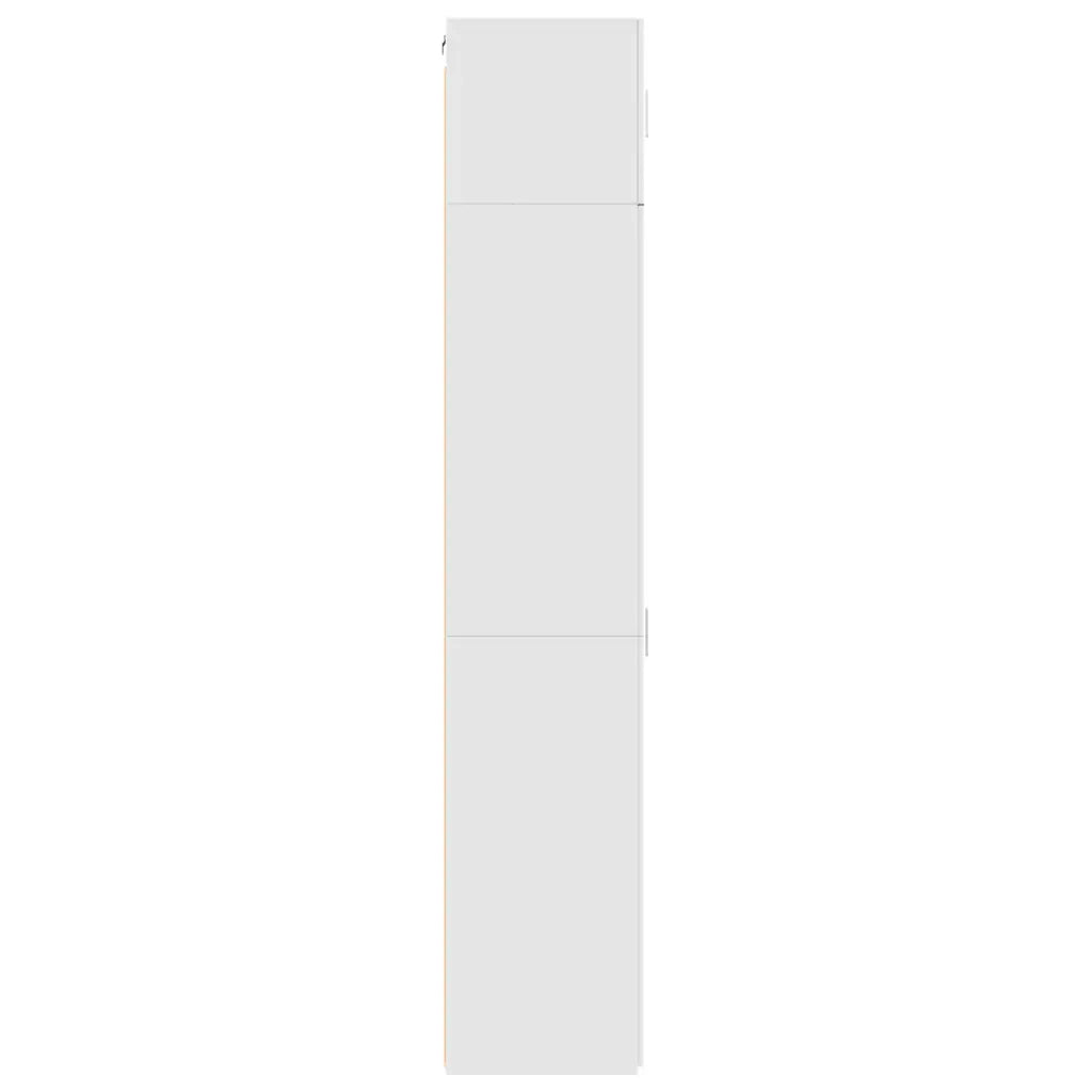 Mobile Sottile Bianco 50x42,5x225 cm in Truciolato CFW5502476