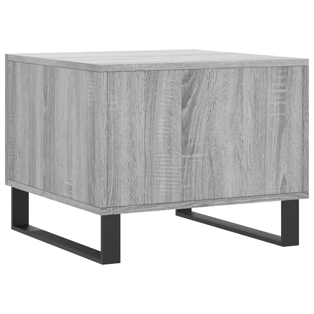 2 pz Tavolini salotto | Tavolino da caff¨¨ | Tavolino da Soggiorno Grigio Sonoma 50x50x40cm Legno Multistrato