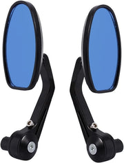 Specchio da bicicletta universale, 2 pezzi, nero, rotazione 360° con retrovisore per bicicletta, scooter, sedia a rotelle, rollator