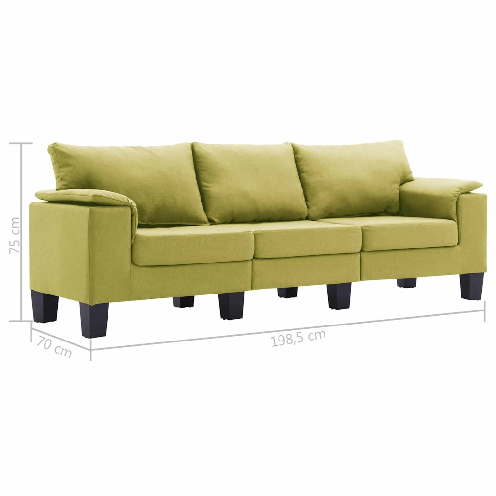 Divano Verde Tessuto