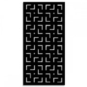 LABYRINTH -M- - Pannello in PVC traforato - Parasole Colore: nero, Misura: 98x198 cm