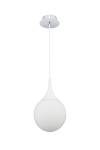 Lampada pendente Pendant in Metallo Dewdrop Bianco