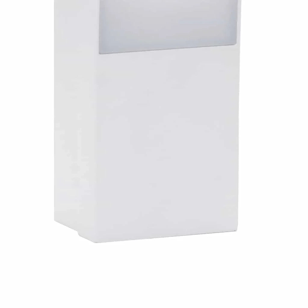 Set di 2 applique LED per esterni 7 x 4,5 x 23 cm resistenti alle intemperie design moderno alluminio bianco 02_0056580