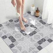 Matte Antislip 80 x 80 cm - PVC - Quadrato - Rapido Assorbimento - Senza Odore - Con Drenaggio - Matrimoniale