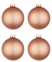 Palline di Natale in Vetro Argilla Opaco Marrone Addobbi Decorazioni Albero Diametro: 100 mm