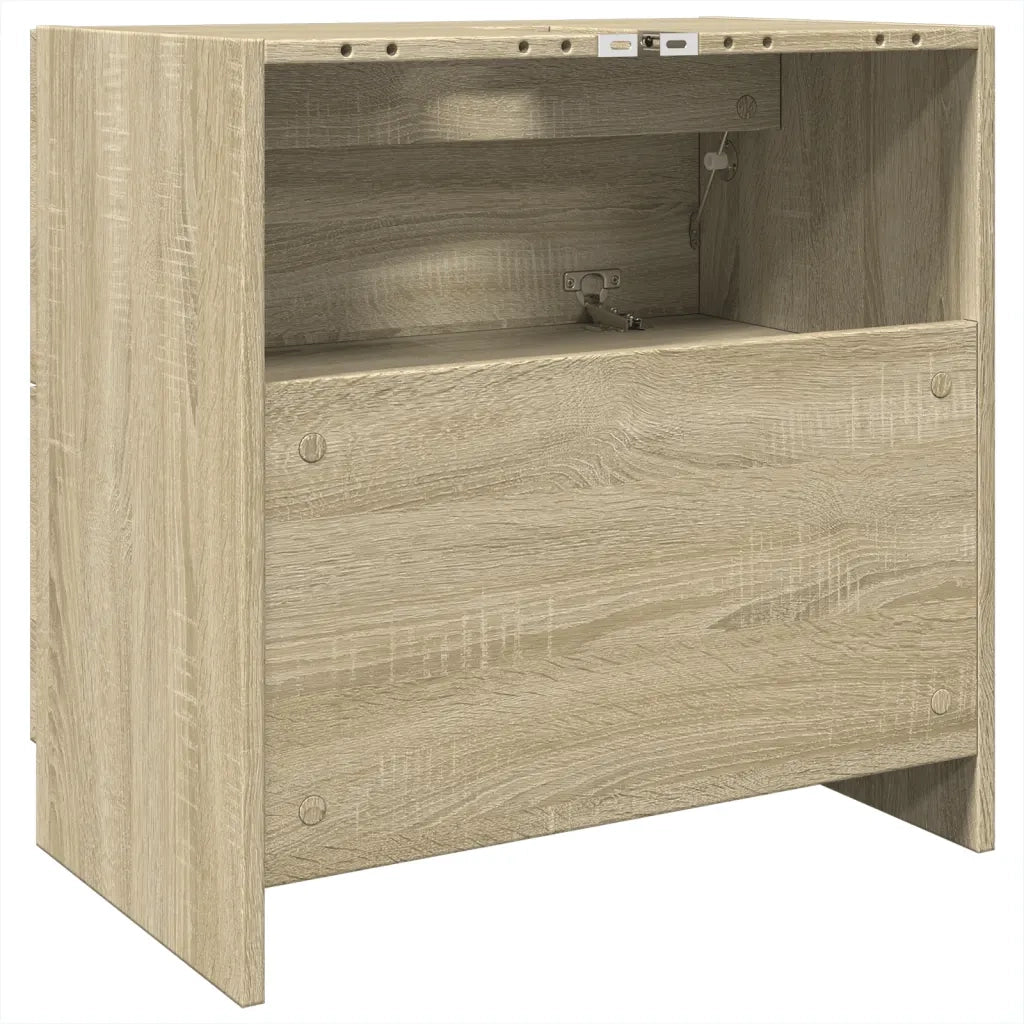Mobile Sottolavabo Rovere Sonoma 59x37x59 cm in Truciolare 848110