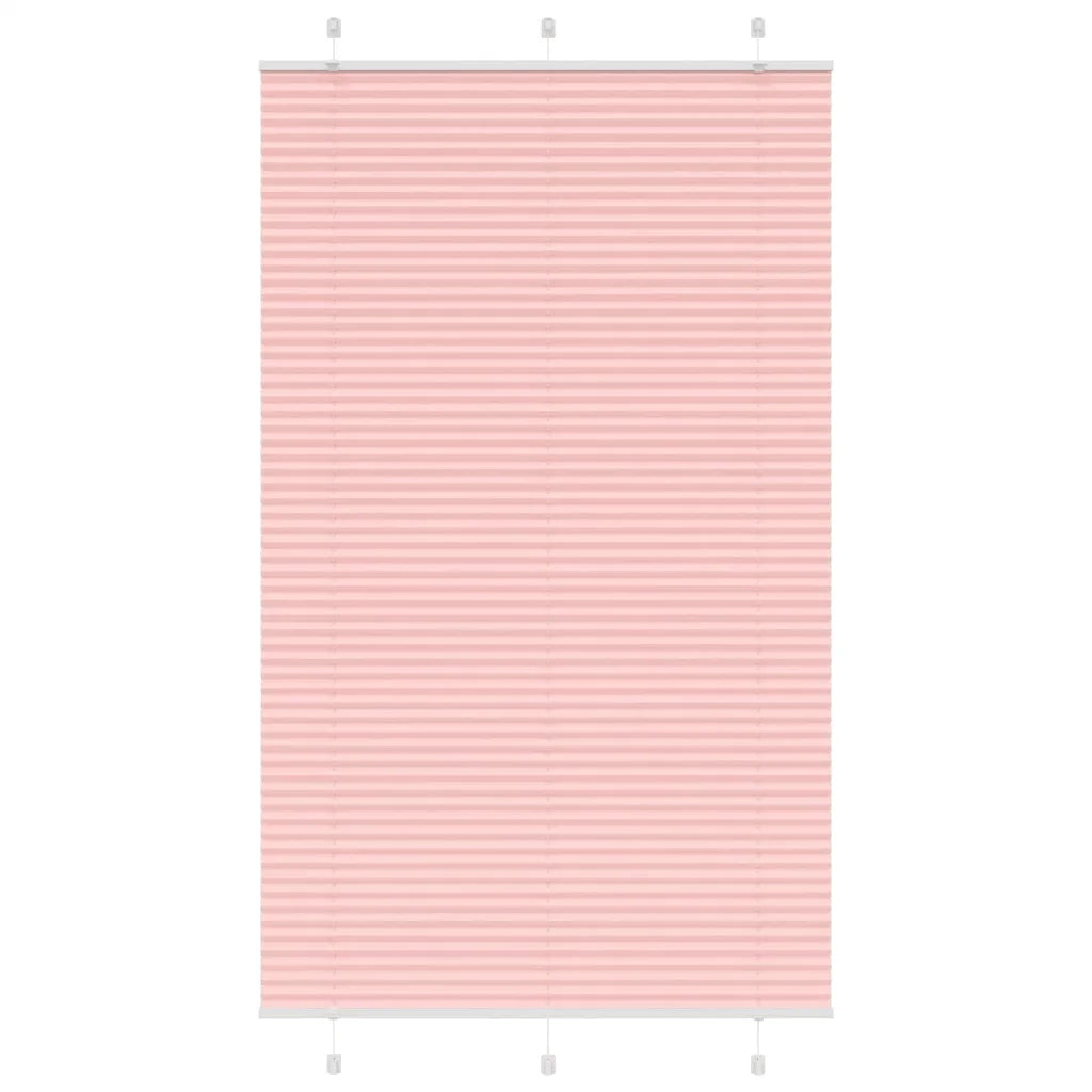 Tenda Plissettata Rosa 115x200 cm Larghezza Tessuto 114,4 cm