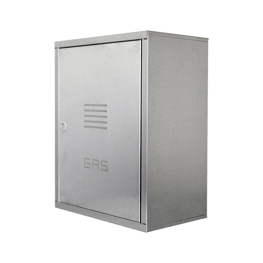 CASSETTA PER CONTATORE GAS GENIA IN LAMIERA ZINCATA  -Varie Misure-  H 70x L 50x P 24
