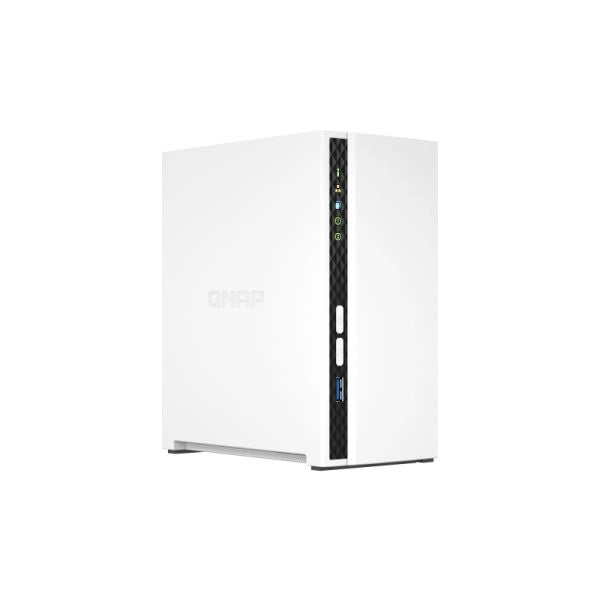 Qnap ts-233 server nas e di archiviazione tower arm cortex-a55 2 gb 0 tb qnap qts bianco - QNATS233
