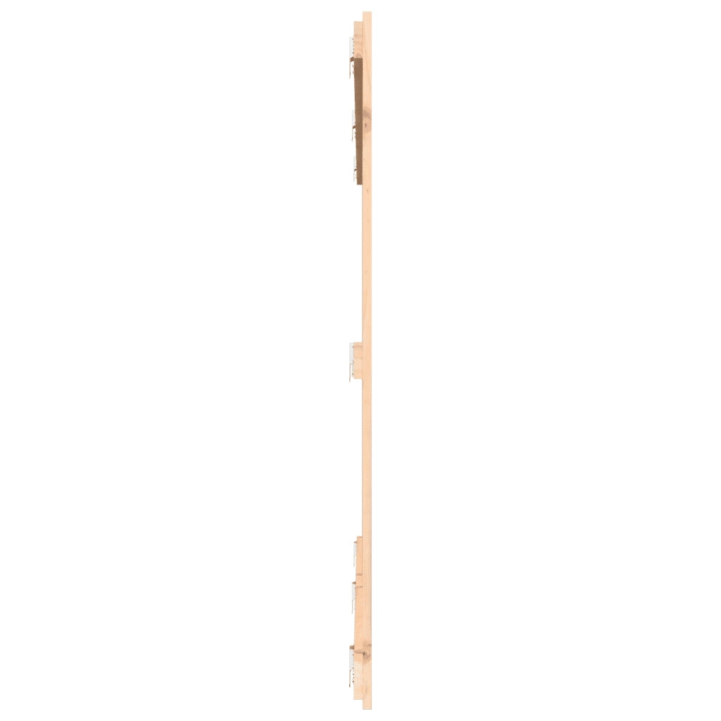 Testiera da Parete 204x3x110 cm in Legno Massello di Pino