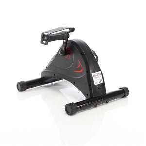 LUXTRI Mini cyclette elettrica 80W per allenamento braccia gambe Minibicicletta Trainer a pedali