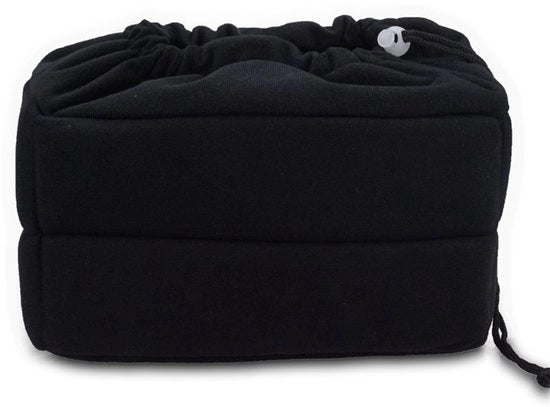Tas di protezione per la camera, impermeabile per uso esterno con cordino regolabile, adatto per reflex e obiettivi, nero.