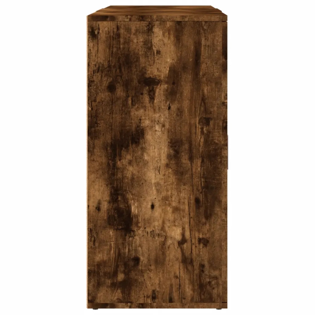 Credenze 3 pz Rovere Fumo in Legno Multistrato