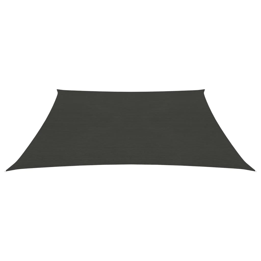 Vela ombreggiante/ombrellone 160 g/m² 3/4 x 2 m HDPE antracite 02_0008917