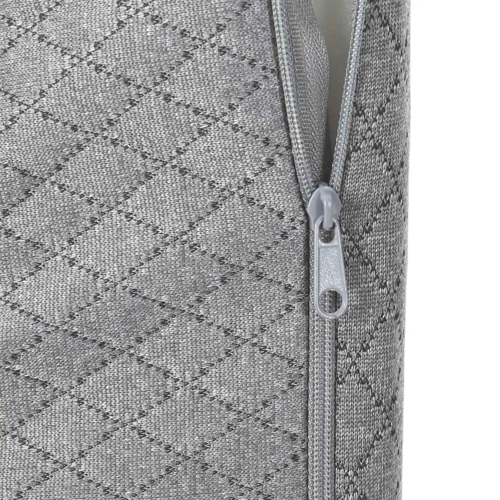 Cuscino per Gambe Grigio 60 x 50 x 30 cm Schiuma Memory